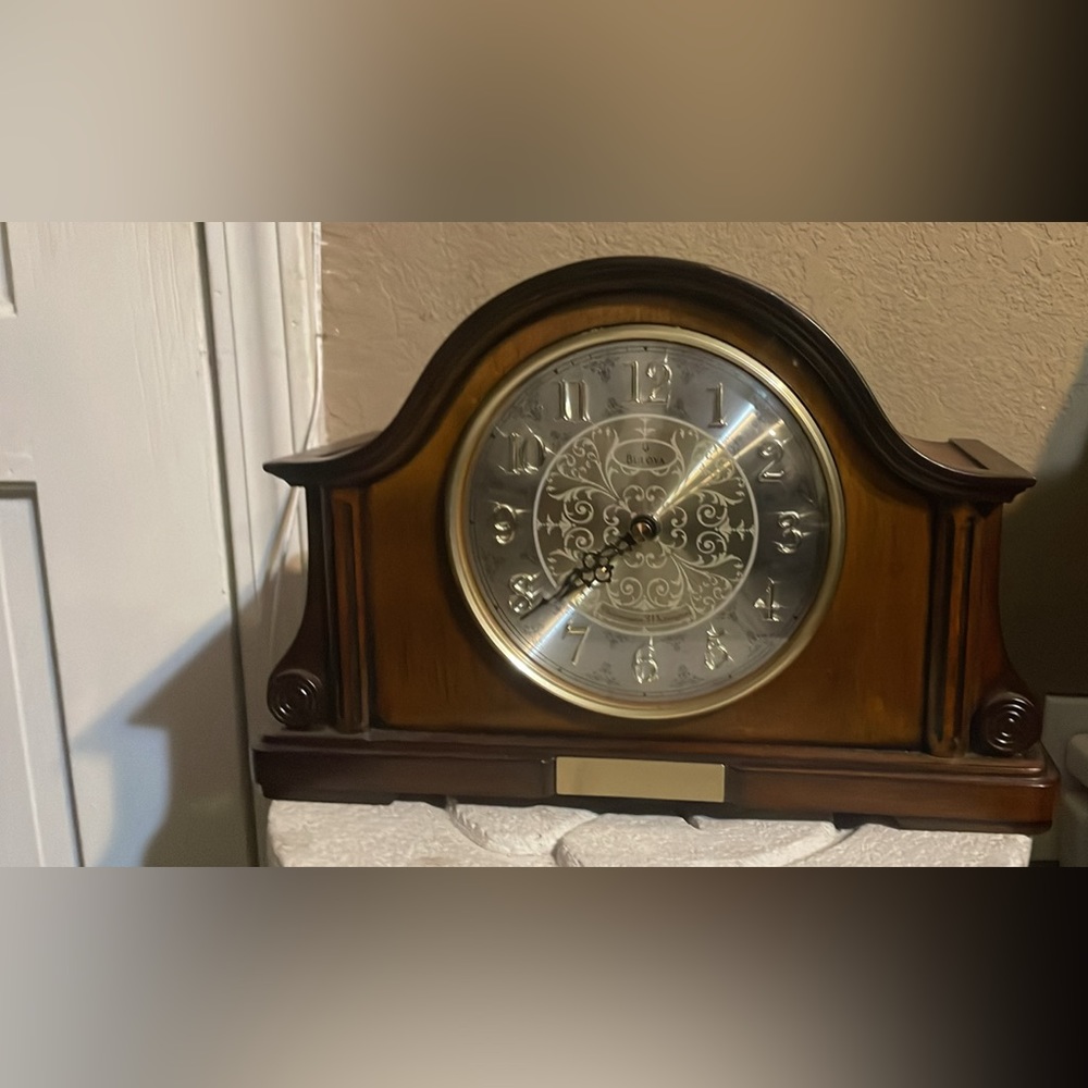 Chadbourne mantel clock by bulova